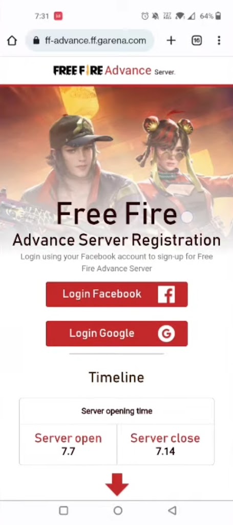 Free Fire Advance Server OB42 Download: Guys, approximately a